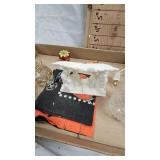 Gone with the Wind Syle Glass Lamp, Cupie Figure, Jewelry Box