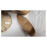 Hammered Copper Style Bowl and Vintage Knick Knacks