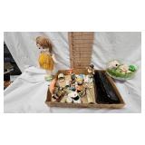 Lot of Porcelain Dolls, Doll Heads, and Figurines