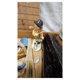 Lot of Porcelain Dolls, Doll Heads, and Figurines