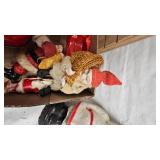 Vintage Christmas Santa Lot