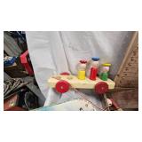 Vintage Toy Lot as Shown, Tinker Bell, Bear, Horses