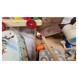 Vintage Toy Lot as Shown, Tinker Bell, Bear, Horses