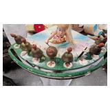 Vintage Toy Lot as Shown, Tinker Bell, Bear, Horses