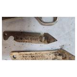 Lot of 4 Beer Themed Bottle Openers as Pictured