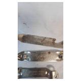 Lot of 4 Beer Themed Bottle Openers as Pictured