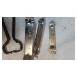 Lot of 4 Beer Themed Bottle Openers as Pictured