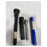 Assorted Metal Flashlights Lot