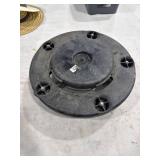 Black Plastic Garbage Can Caddy