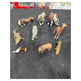 Assorted Plastic Animal Figurines