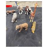 Assorted Plastic Animal Figurines