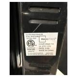 Box Fan and Radiator Heater