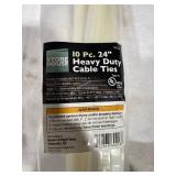 Heavy-Duty Cable Ties Lot