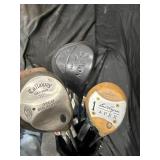 Assorted Golf Clubs & Bag