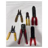 Assorted Wire Strippers & Crimpers