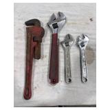 Assorted Metal Wrenches Lot