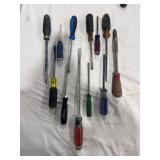 Assorted Screwdrivers & Pry Bars