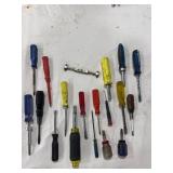 Assorted Screwdrivers & Hand Tools