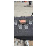 Dublin Collection Glassware & Basket Set