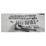 Assorted Sockets, Ratchets, Extensions