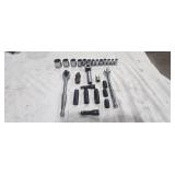 Assorted Ratchets, Sockets, and Extensions