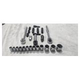 Assorted Ratchets, Sockets, and Extensions