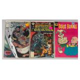Misc. Collectible Comics Including "Battle Star Gallactica" And More (Bagged And Carded)