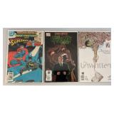 Misc. Collectible Comics Including "60 Cent SUPER-MAN And BAT-MAN" And More (Bagged And Carded)
