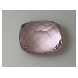 Large Natural Pink Topaz 49.35 Ct Cushion Cut