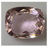 Large Natural Pink Topaz 49.35 Ct Cushion Cut