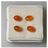 Natural Ethiopian Fire Opals 4MM x 8MM