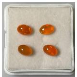 Natural Ethiopian Fire Opals 4MM x 8MM