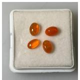 Natural Ethiopian Fire Opals 4MM x 8MM