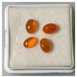 Natural Ethiopian Fire Opals 4MM x 8MM