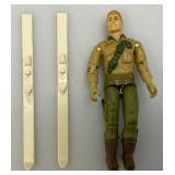 1984 TARA Toy GI JOE/STAR WARS Action Figure Case With One GI JOE Action Figure
