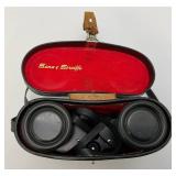 Vintage Sans & Streiffe #804 Mariner 7x50 7.1 Hard Coated Binoculars With Original Case And Lens Covers Japan