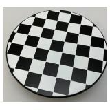 NASCAR Checkered Flag Battery Operated Spinning Die Cast Car Display Base