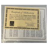 NASCAR Checkered Flag Battery Operated Spinning Die Cast Car Display Base