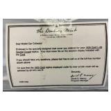 NASCAR Checkered Flag Battery Operated Spinning Die Cast Car Display Base