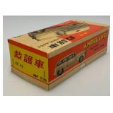 Vintage 1965 China MF-732 Ford Fairlane Ambulance With Siren Friction Car In Original Box (WORKS)