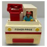 Vintage Fisher-Price Rescue Vehicle With People