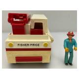 Vintage Fisher-Price Rescue Vehicle With People