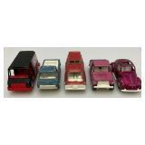 Vintage Miniature Die Cast Tootsie Toy Cars Including VW Bug And More