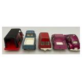 Vintage Miniature Die Cast Tootsie Toy Cars Including VW Bug And More
