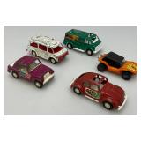 Vintage Miniature Die Cast Tootsie Toy Cars Including VW Bug And More