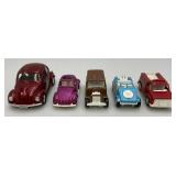 Vintage Miniature Die Cast Tootsie Toy Cars Including VW Bug And More