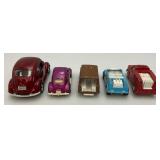 Vintage Miniature Die Cast Tootsie Toy Cars Including VW Bug And More