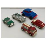 Vintage Miniature Die Cast Tootsie Toy Cars Including VW Bug And More