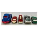 Vintage Miniature Die Cast Tootsie Toy Cars Including VW Bug And More