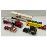 Vintage Miniature Die Cast Cars Including Tootsie Toy, Buddy L Semi  And More